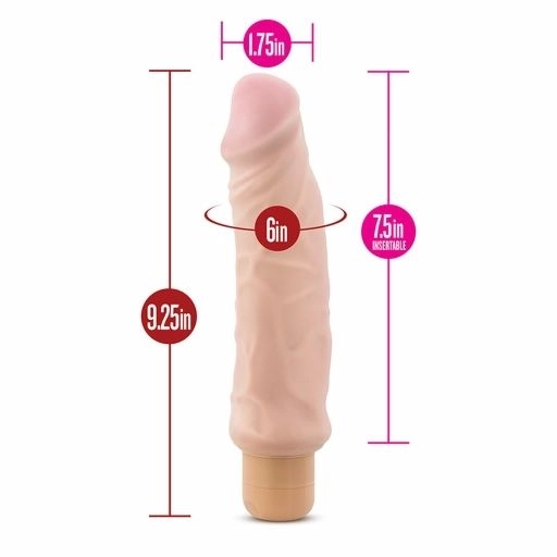 Hard On Vibrating 9" Dildo 3
