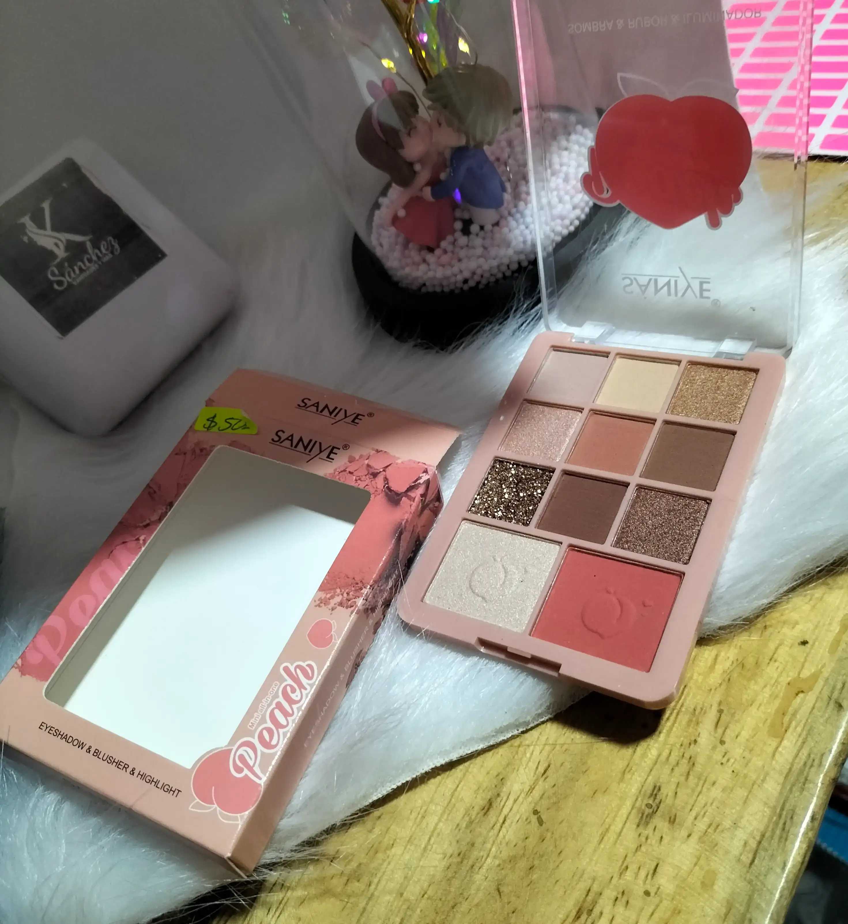 Sombras peach saniye 