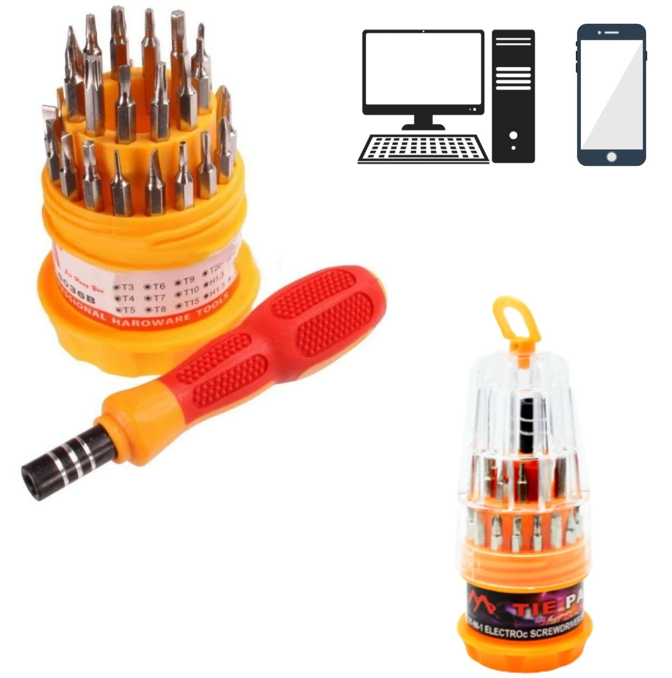 Destornilladores Set 31 Pzs Magneticas