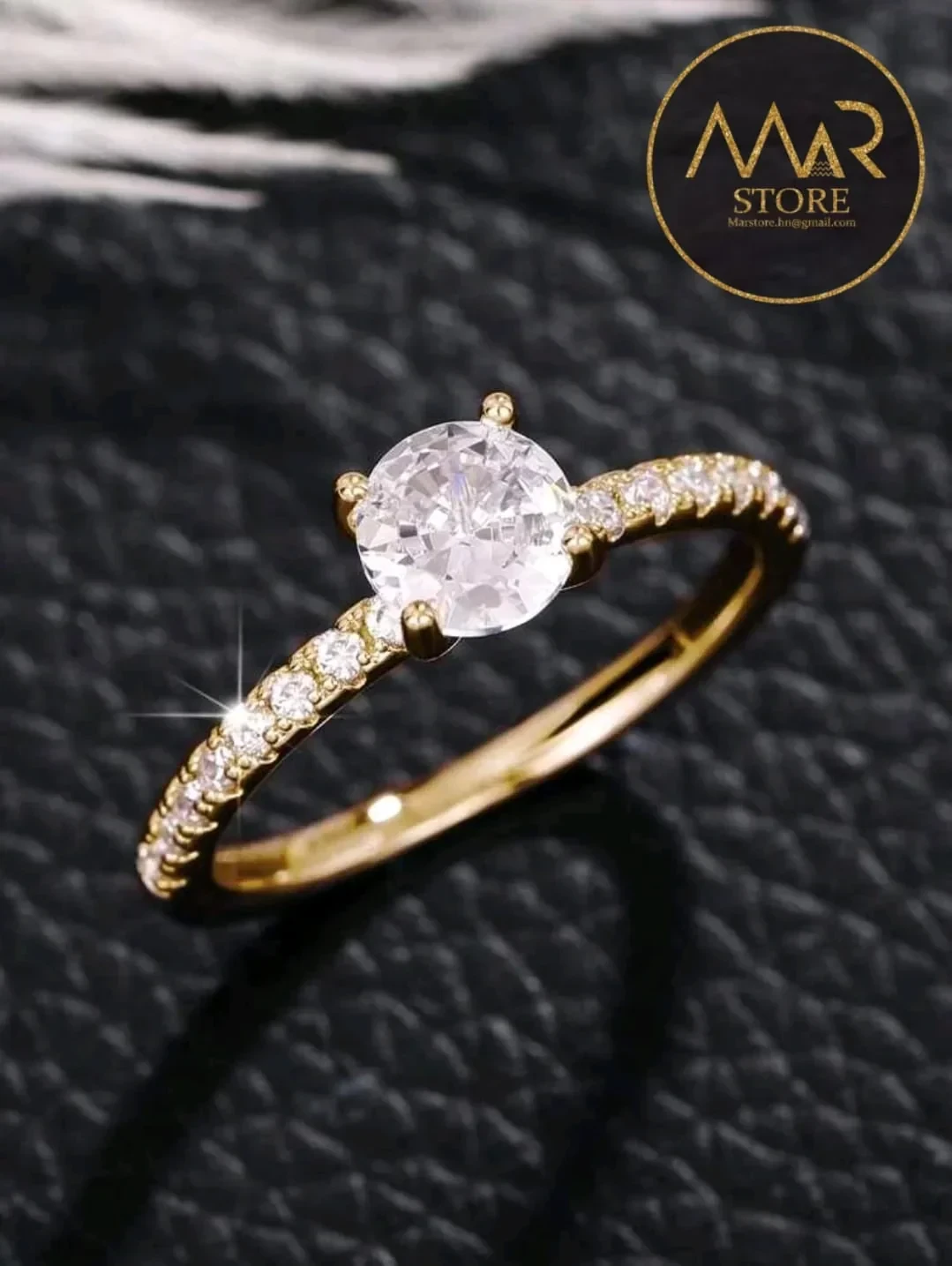 Elegante anillo en fantasía fina 