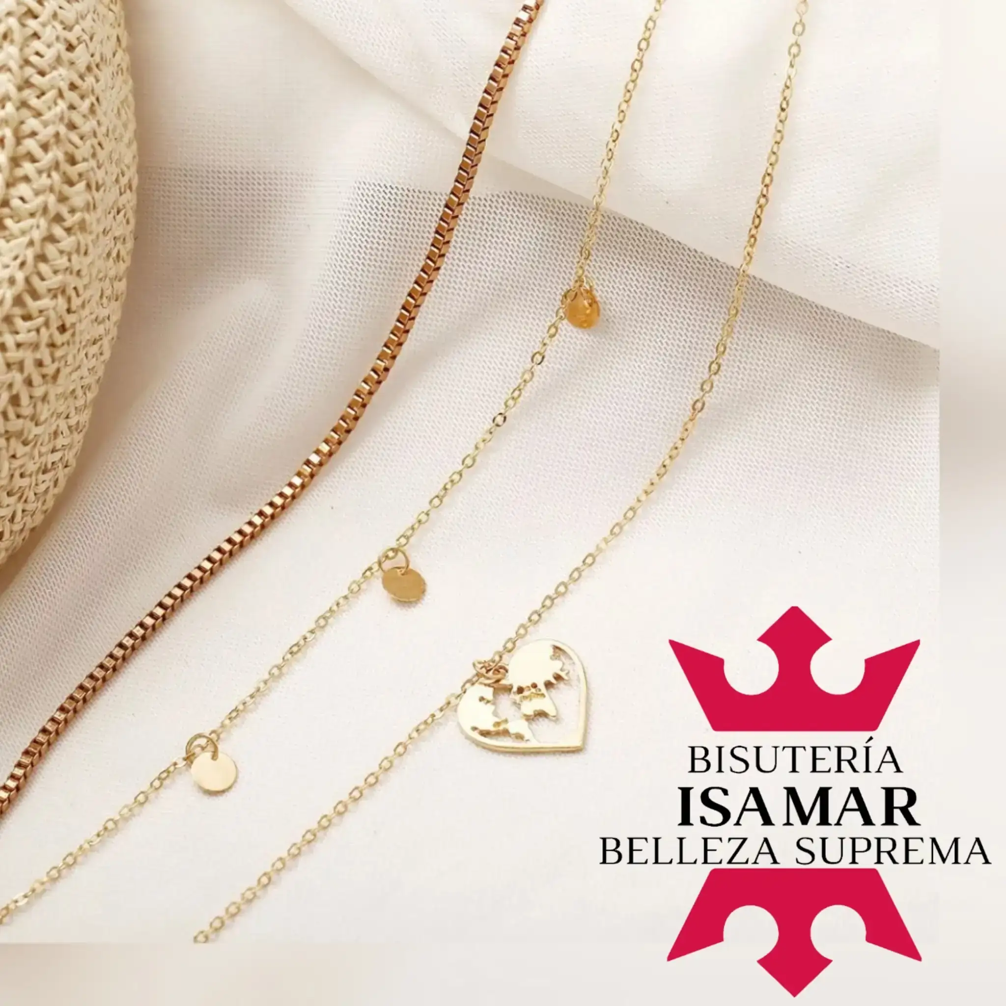 COLLAR CORAZÓN DE MUNDO 2
