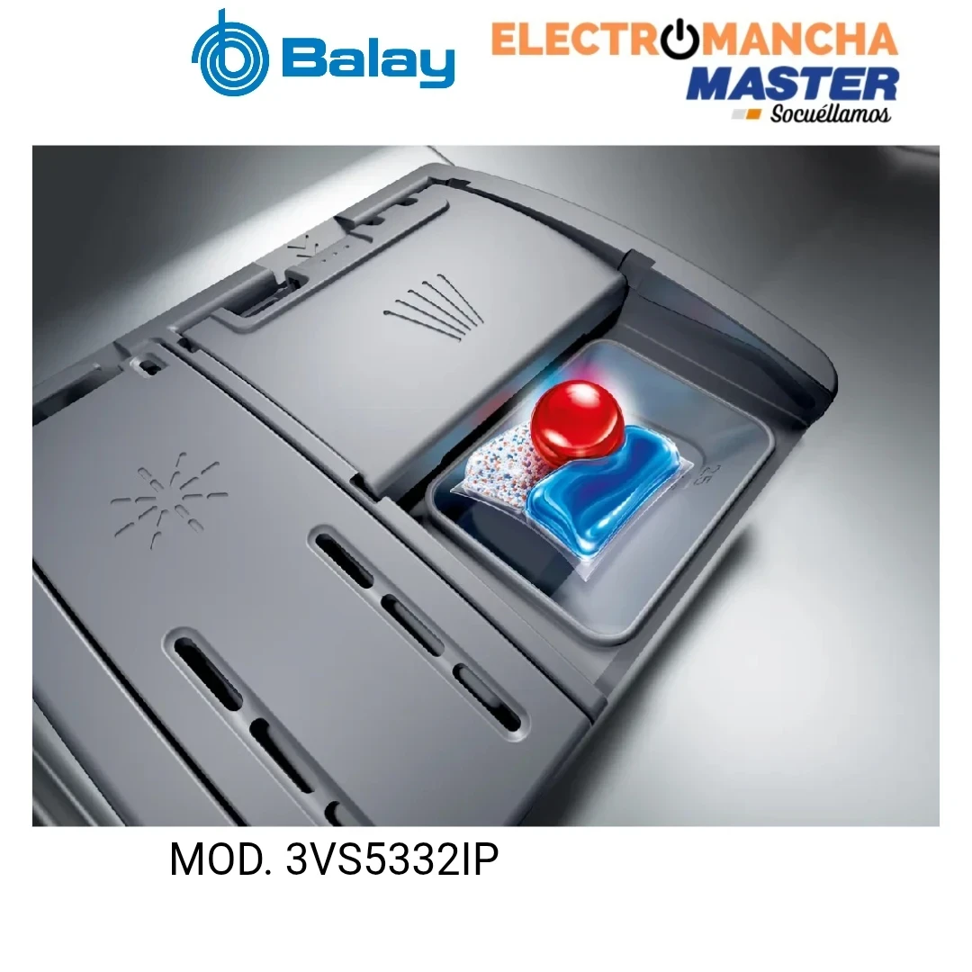 LAVAVAJILLAS BALAY 3VS5332IP INOX 3 BANDEJA 13 CUB. CLASE C 6