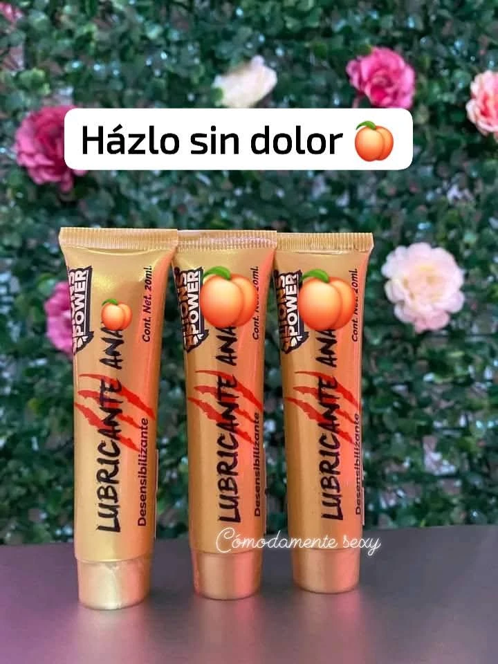 Lubricante anal lidocaína 
