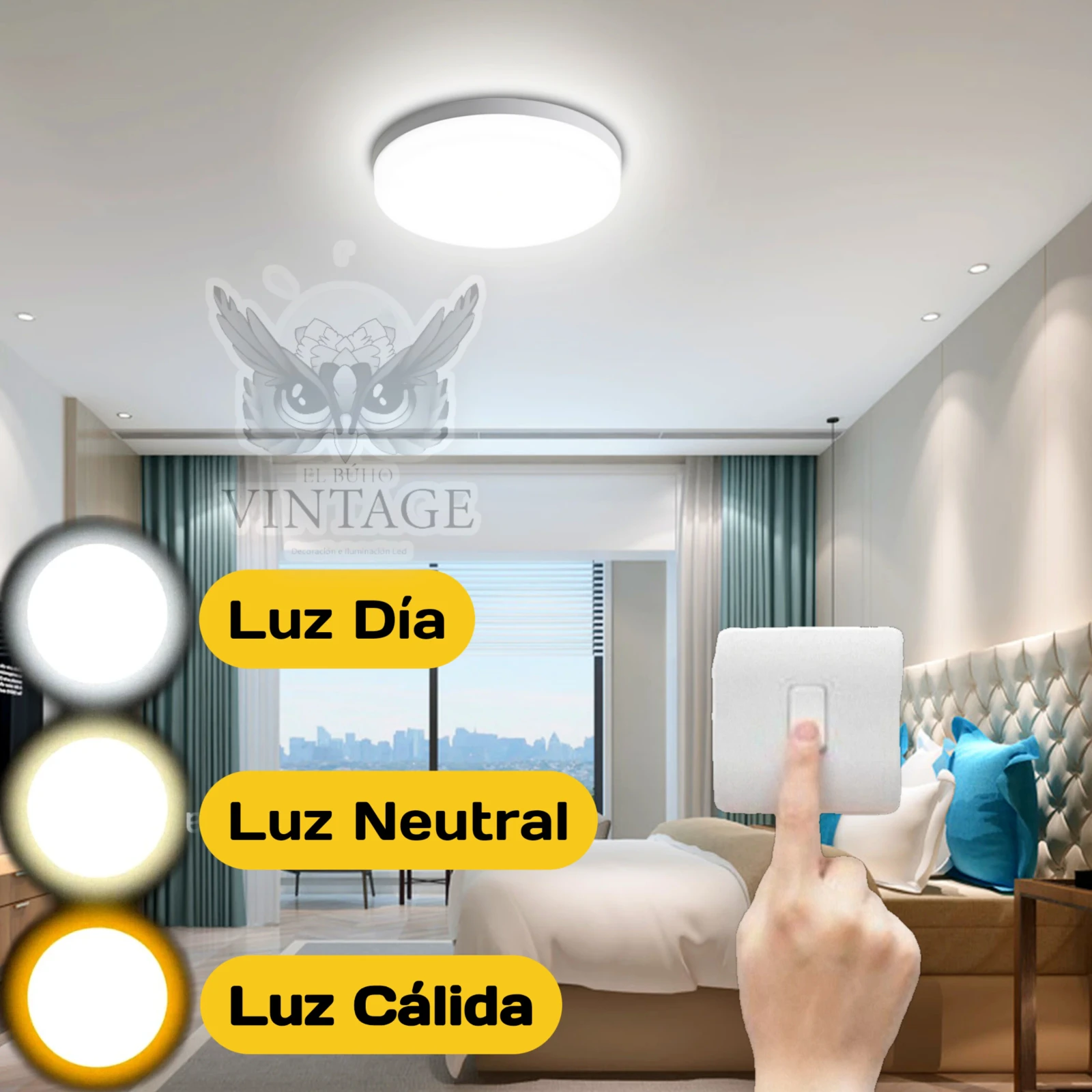 Plafón LED TIPO HIELO 24w y 48w  7