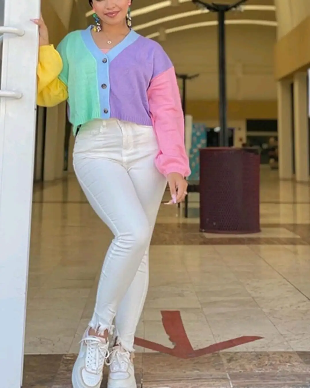 Cardigan de colores