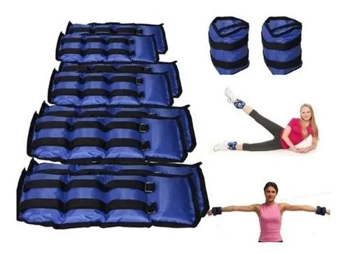 🏋️‍♀️2 PESAS TOBILLERAS MUÑECAS 1kg🏋️‍♀️ 3