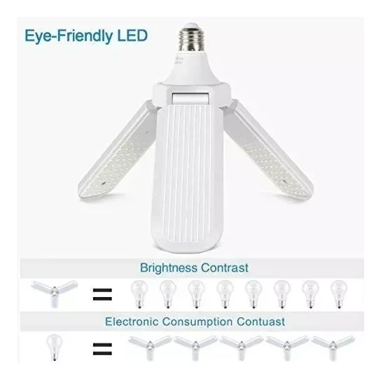 Pack X 3 Ampolleta Led 45w Angulo Ajustable Gran Iluminacion 3