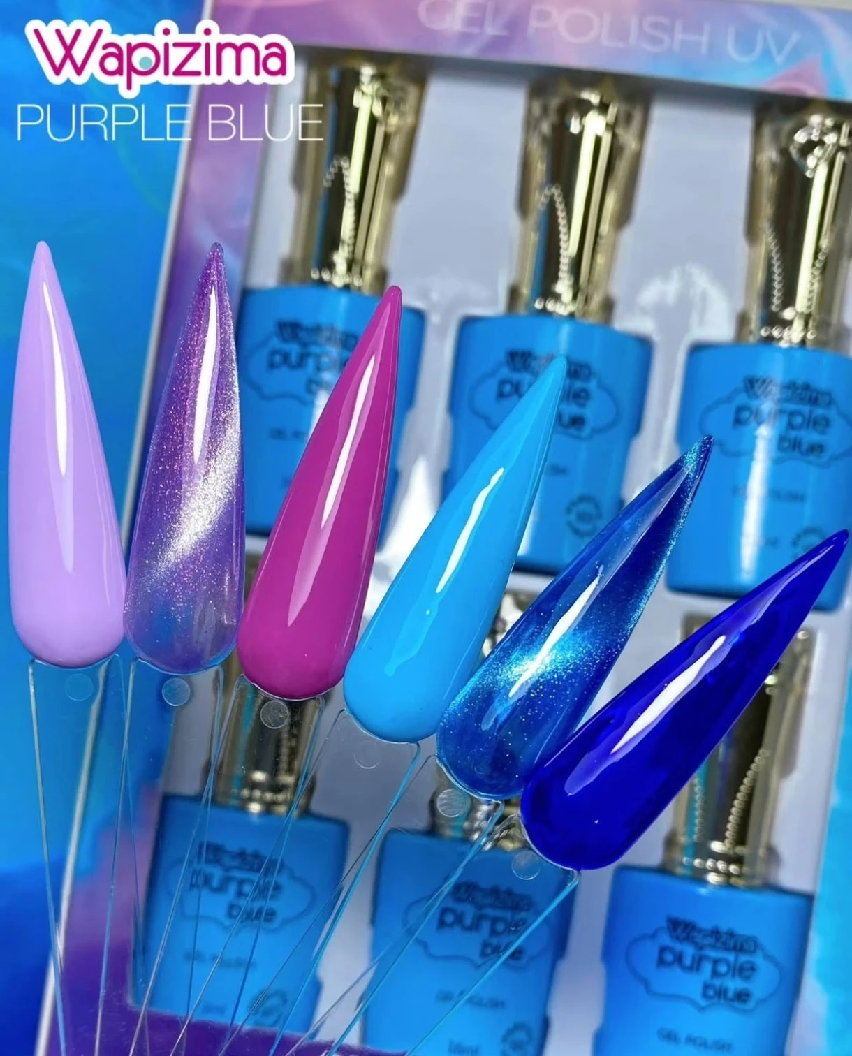 gamma purple blue 6 pzas wapízzima 