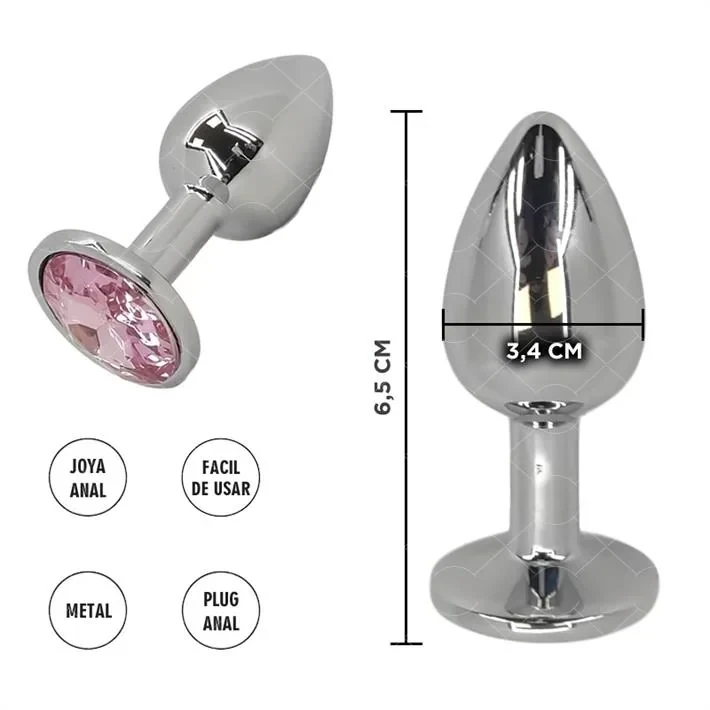 Plug Anal Small perla rosa