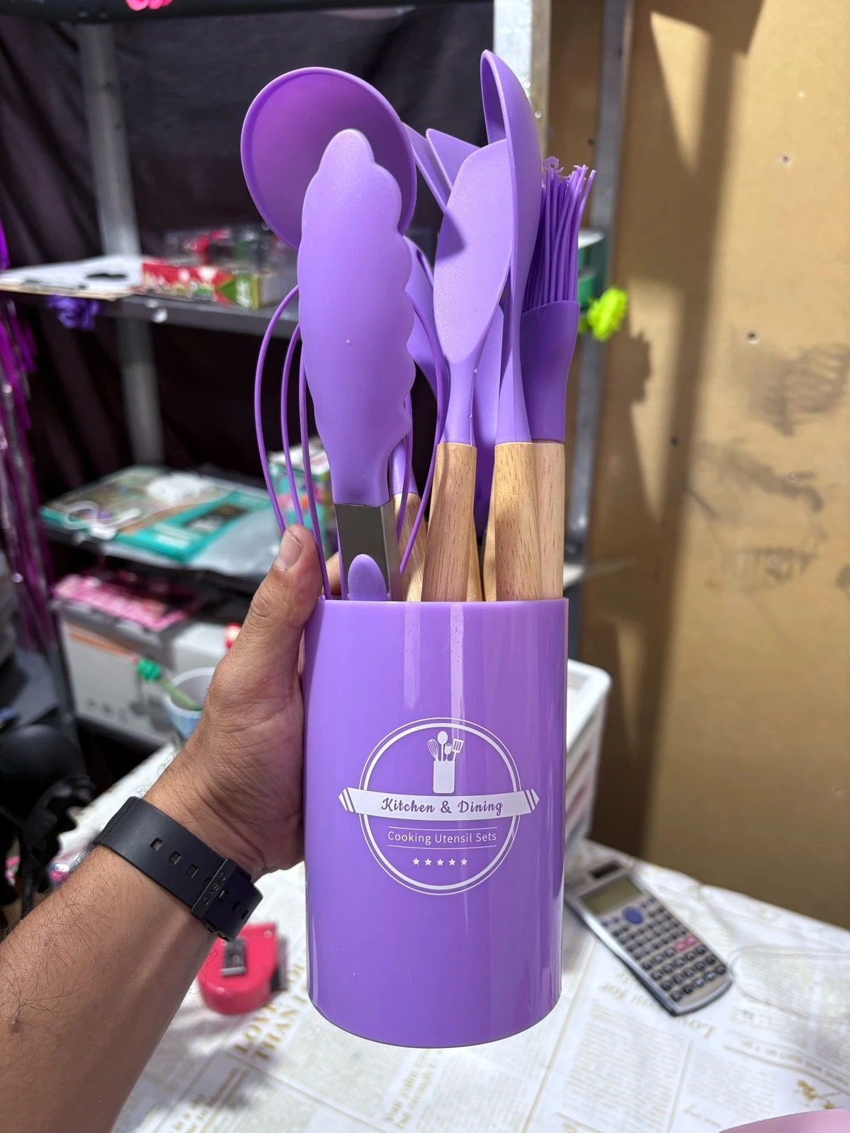 set de 12 utensilios de silicona  3