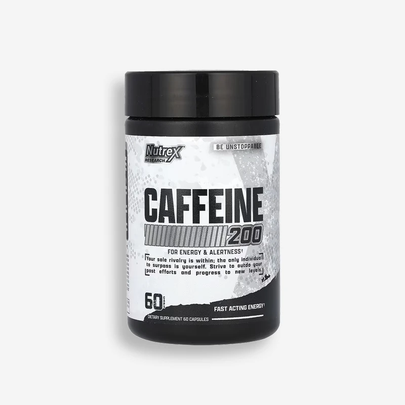 CAFFEINE 60 CAPSULAS - 200MG