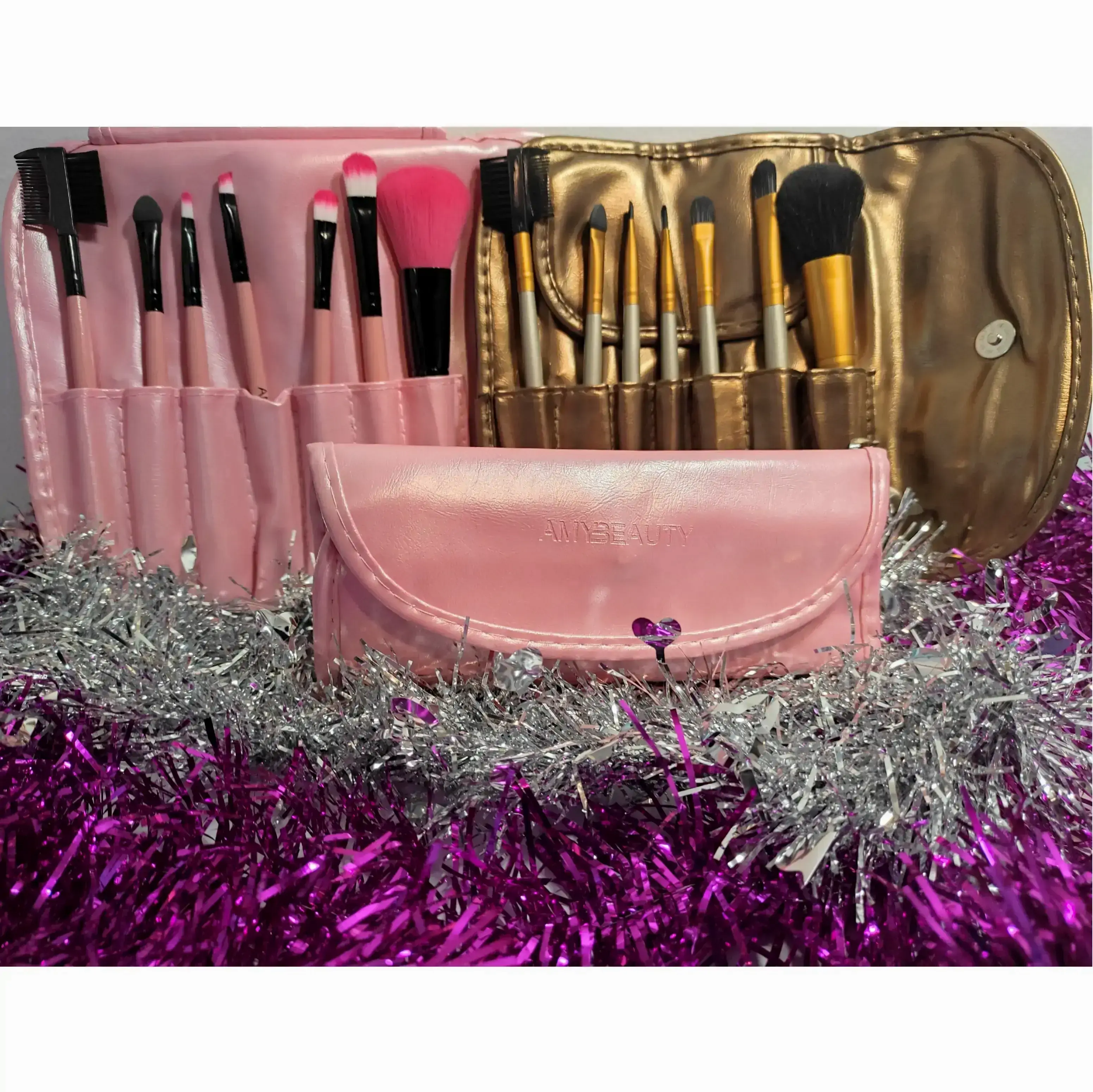 Set de brochas Amy Beauty cartera 2