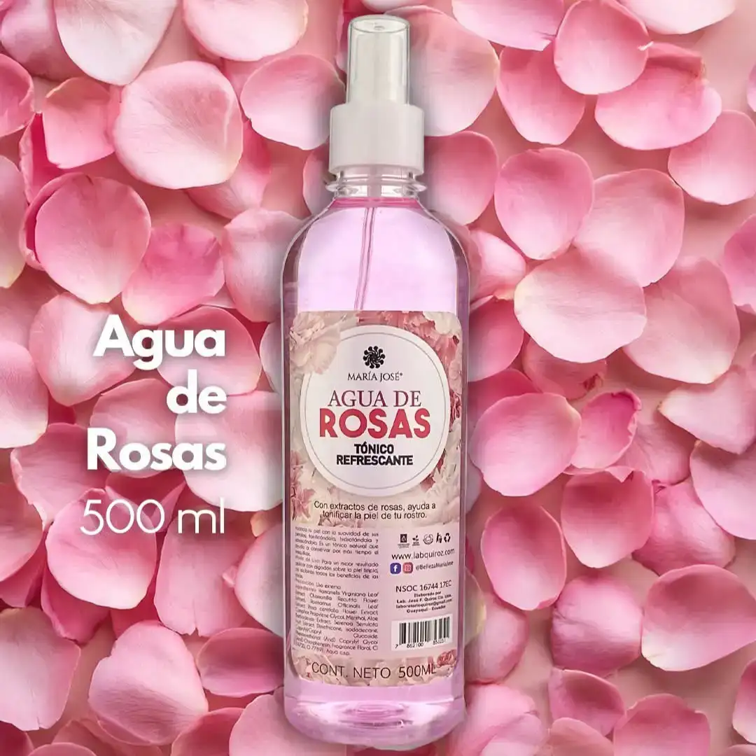 Agua de Rosas Grande 500ml María José