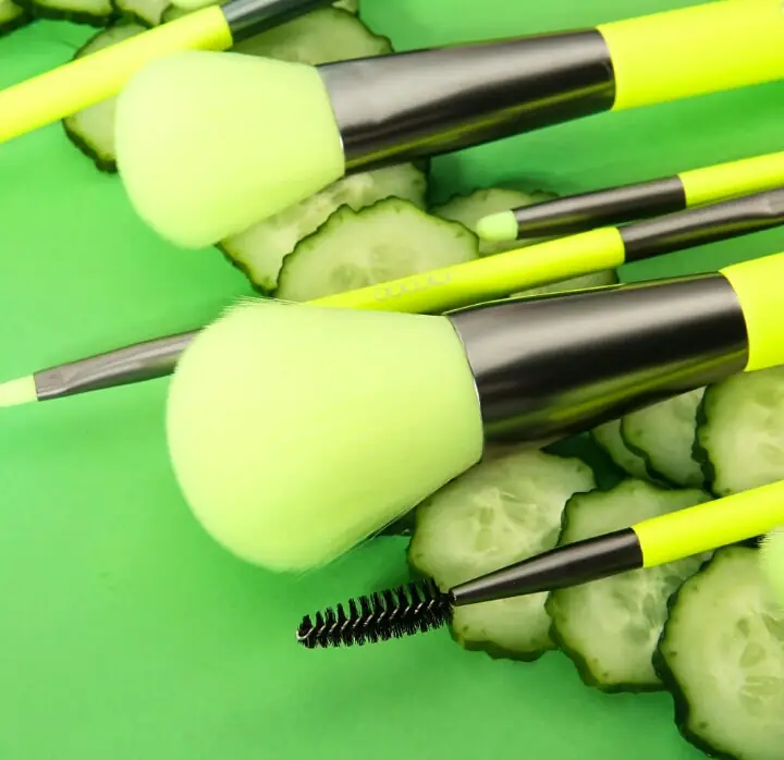 Neon green - Set de 14 brochas Toxik by Docolor 3