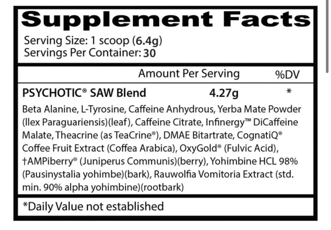 PSYCHOTIC SAW 30 SERVICIOS 2