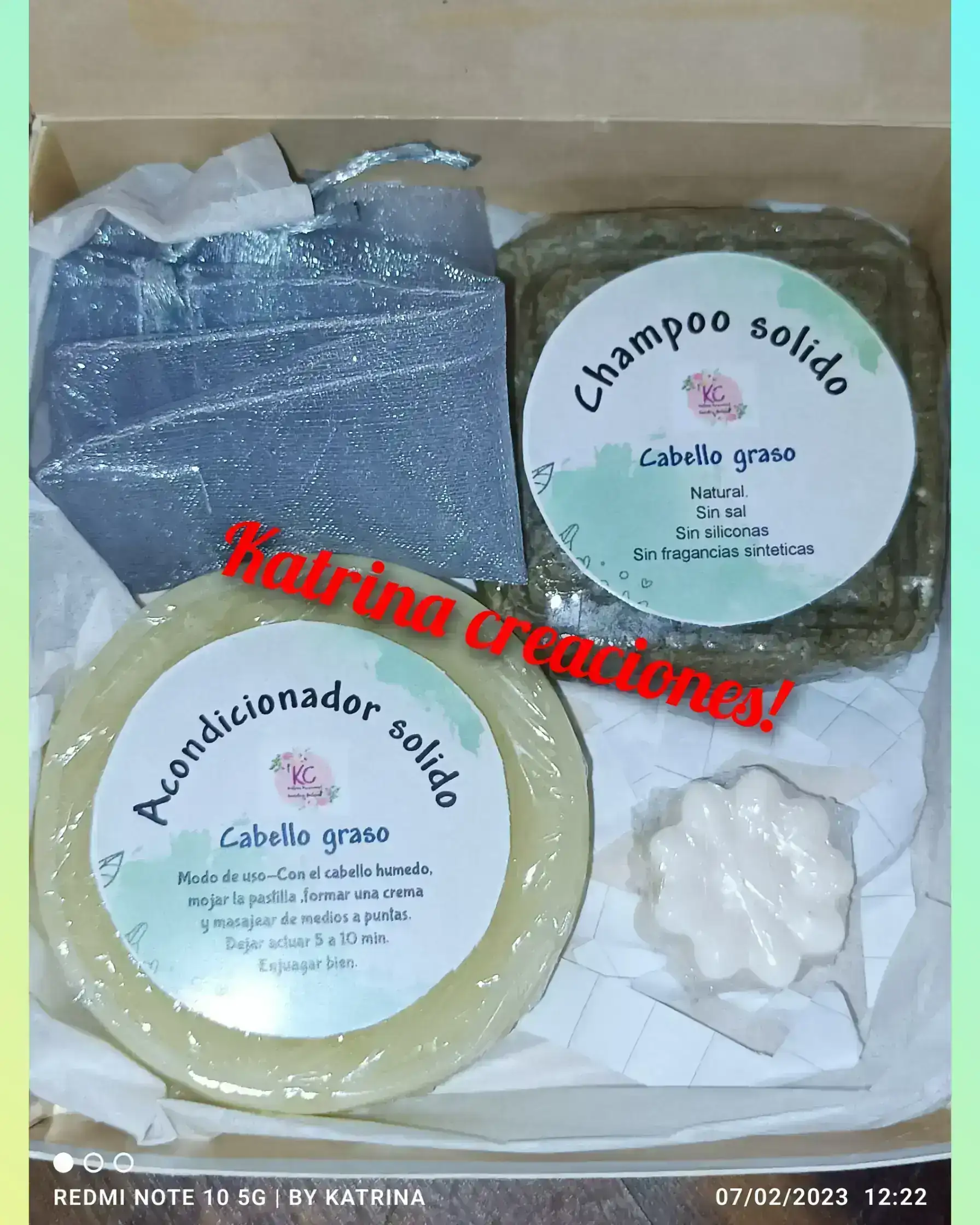 Kit Shampoo y acondicionador sólido. 2