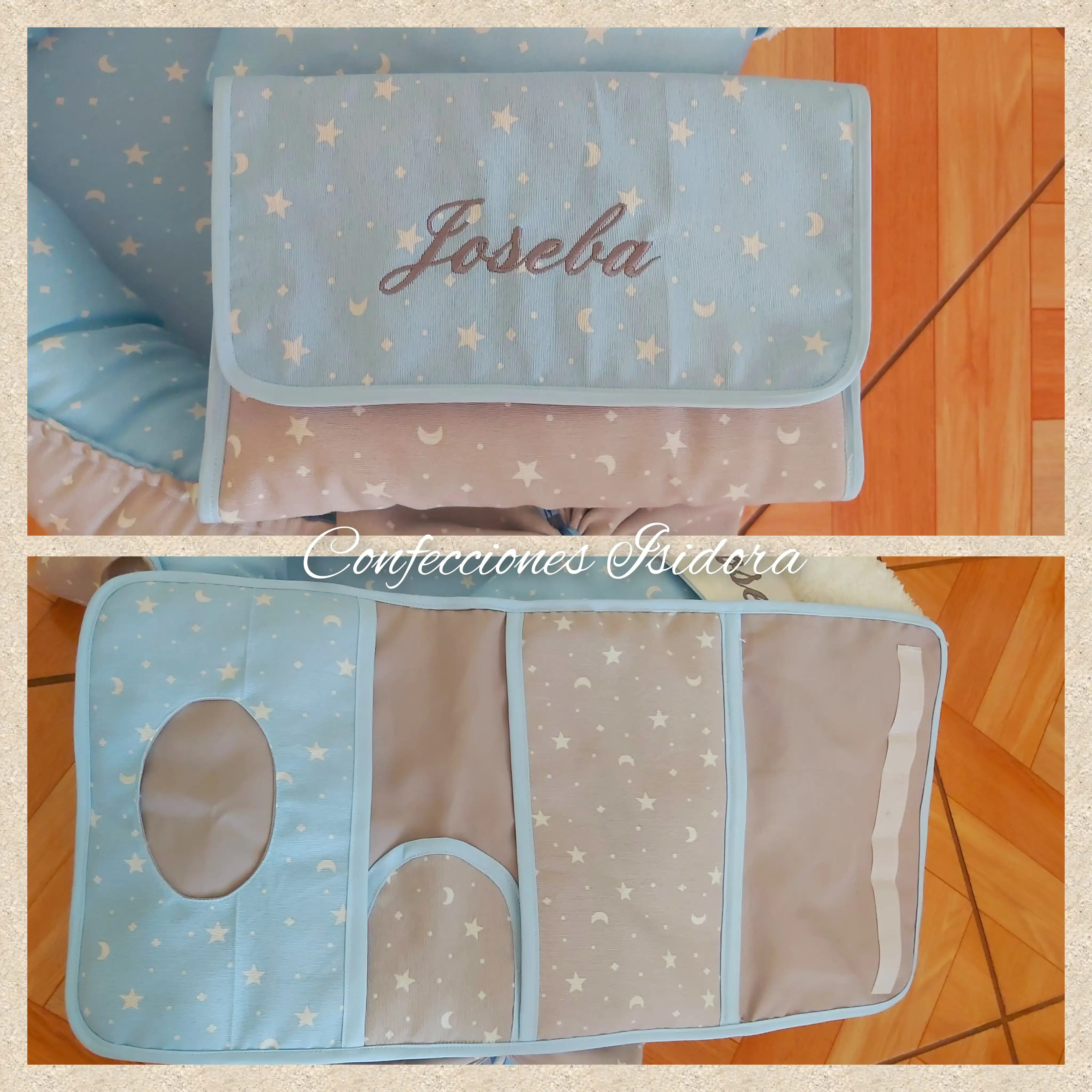 Estuche porta Toallas humedas,Pañal y Pomada 