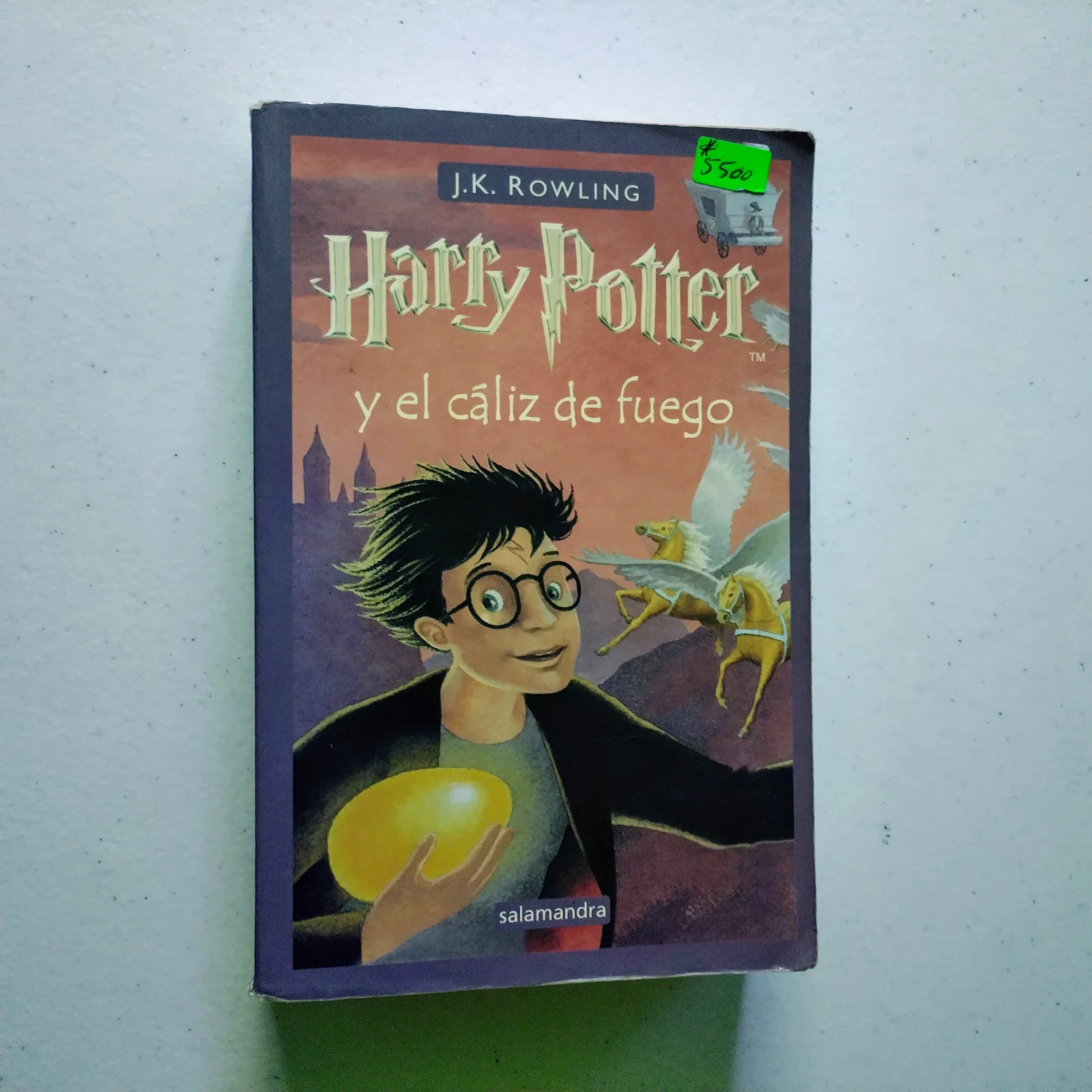 Harry Potter y el cáliz de juego, J.K. Rowling, usado
