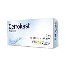CERROKAST 5 MG CJA X 90 TAB MONTELUKAST MEDIC BRAND