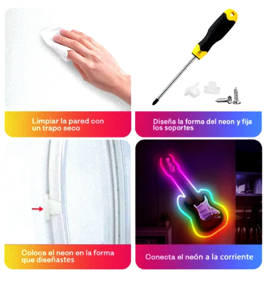Cinta LED Neón Pixel 5m  6