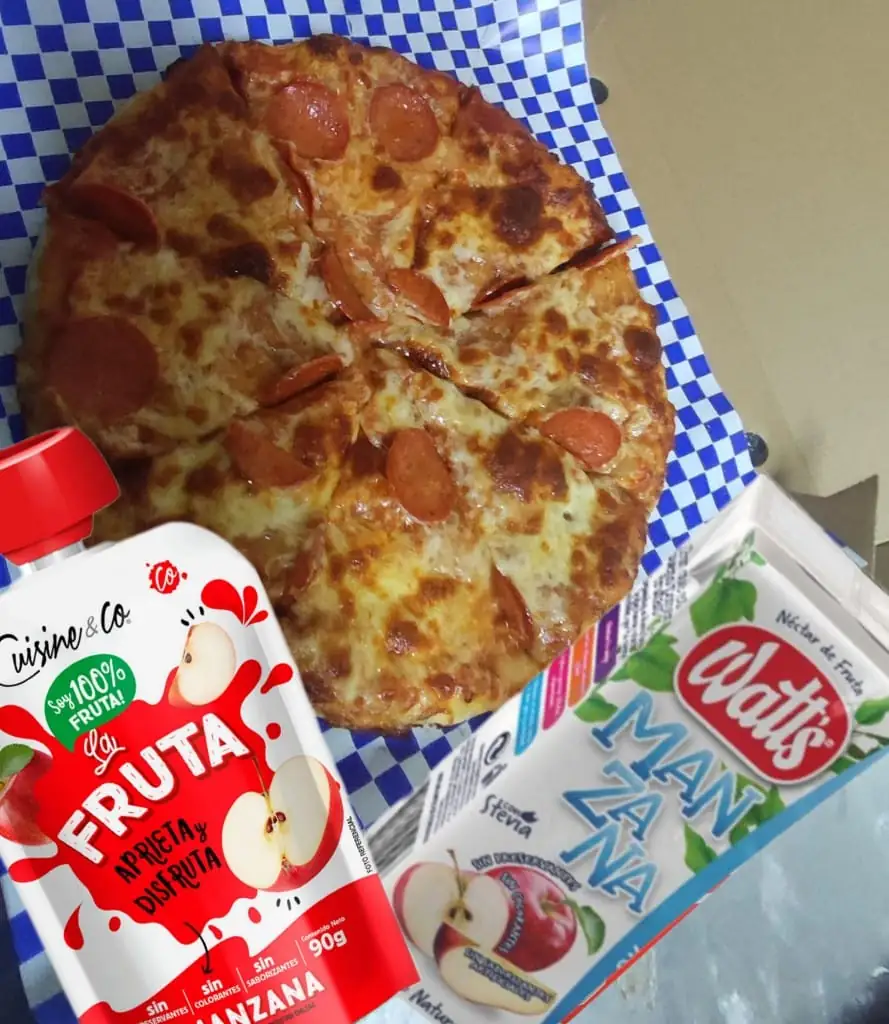 Combo Kids ( Pizza pequeña + Jugo 200ml + compota 90g ) 