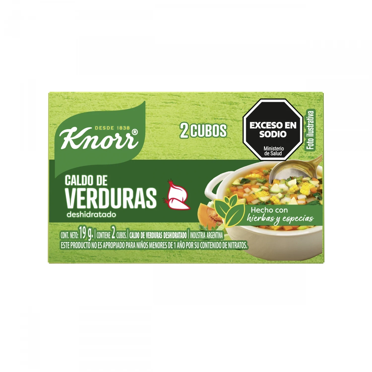 CALDO DE VERDURAS X2
