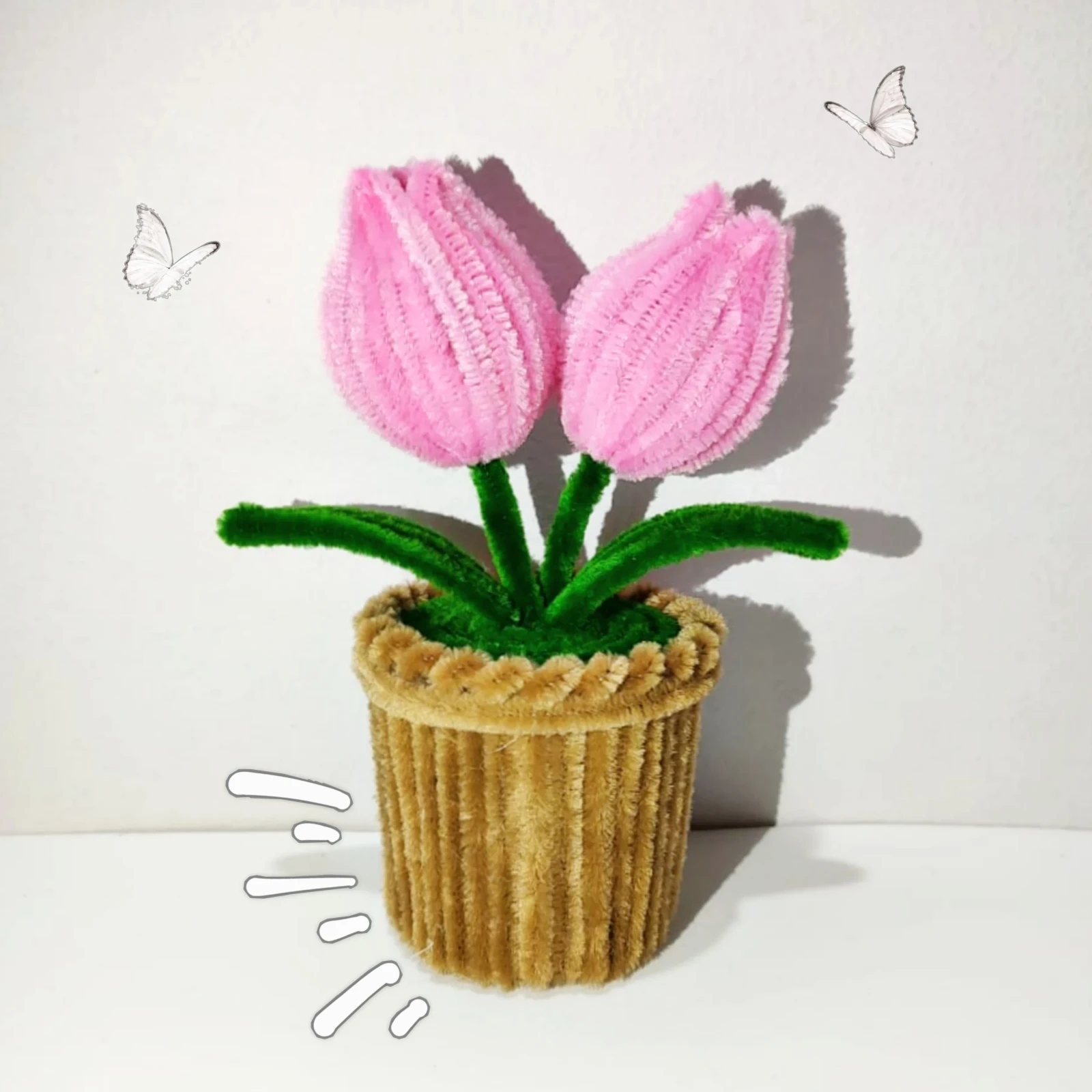 Macetita de 2 Tulipanes