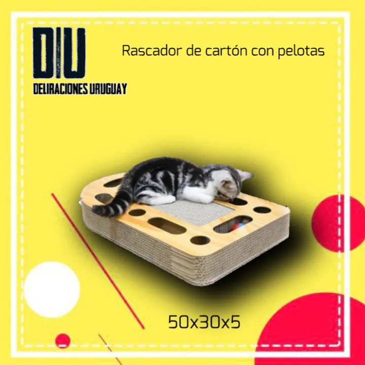 Rascador de gato con pelotas 