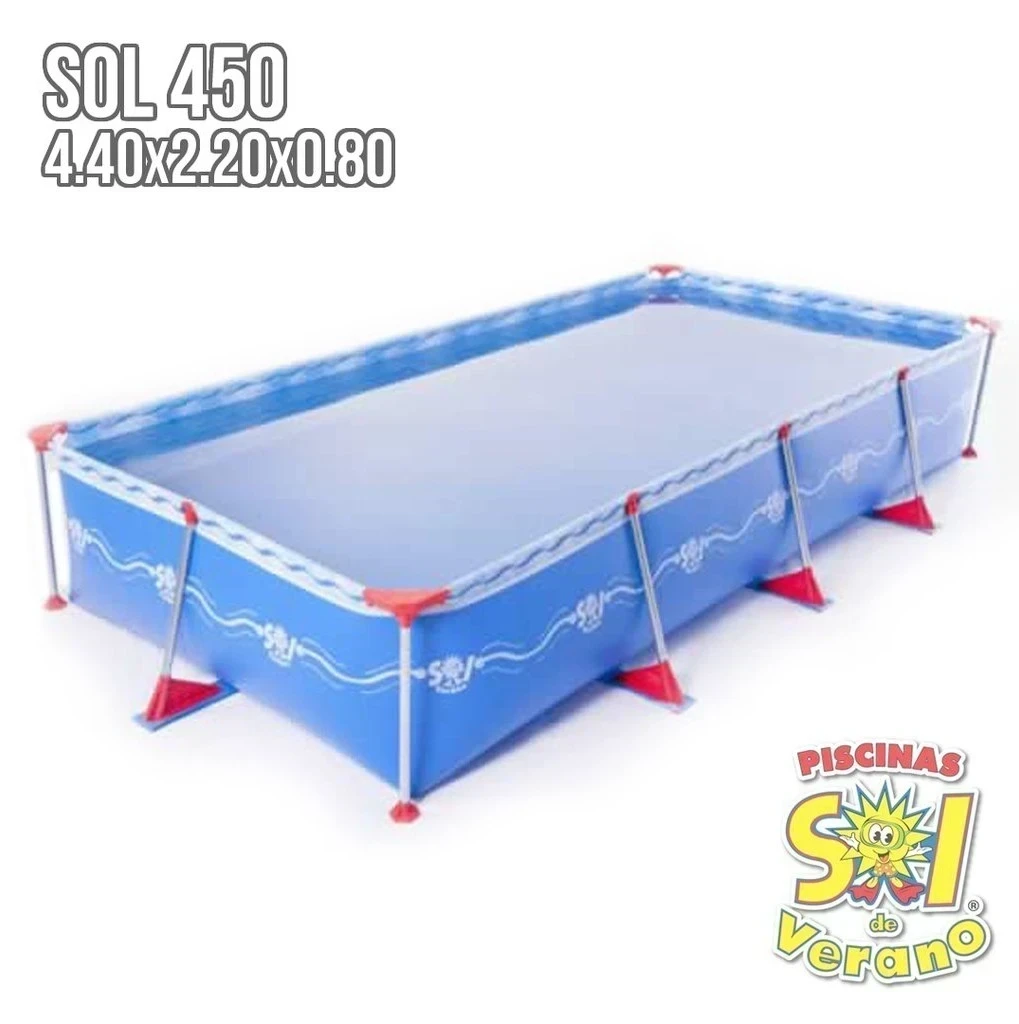 PILETA SOL 4.40X2.20X0.80MTS 7800LTS