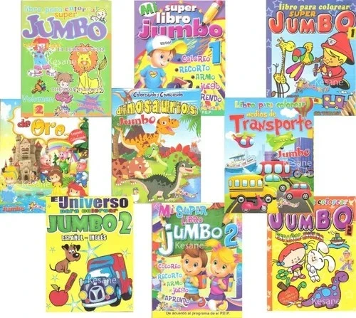 Libros para colorear jumbo 