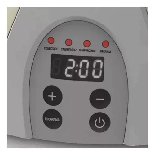 Vaporera Yelmo Vp-5601 Digital 8.5Lts. 3 Bandejas Plateadas 3