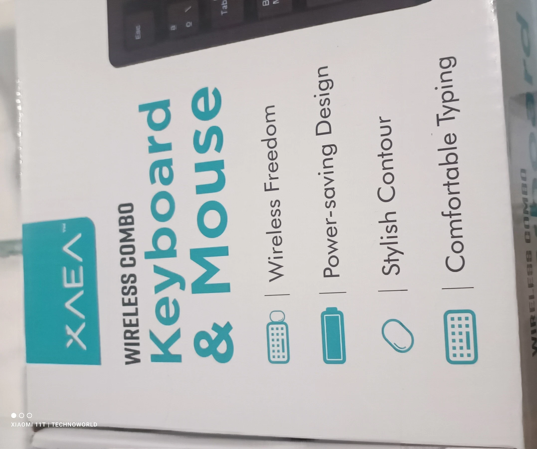 Xaea Teclado y Mouse wireless standart