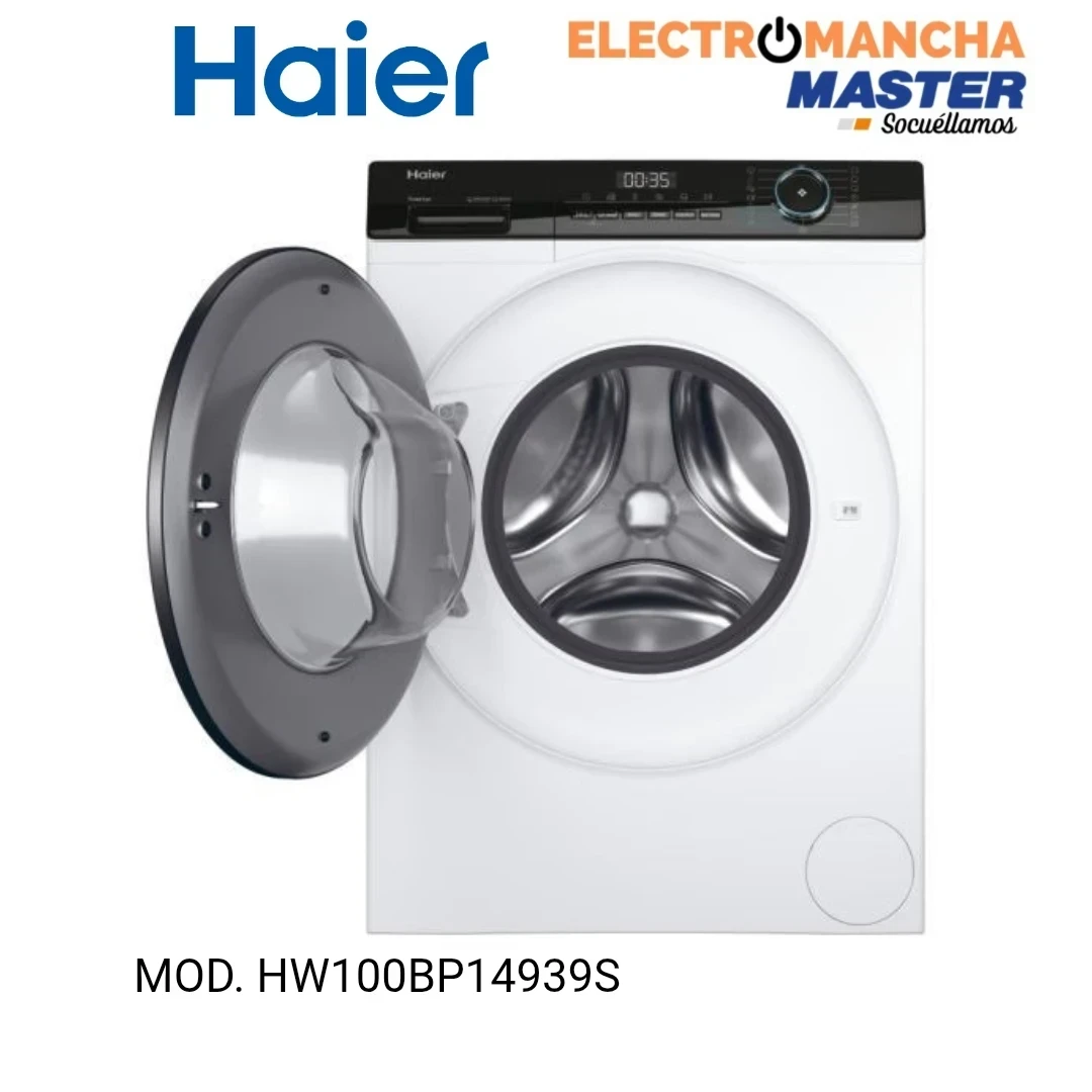 LAVADORA HAIER HW100BP14939S 10KG. 1400 RPM A  2