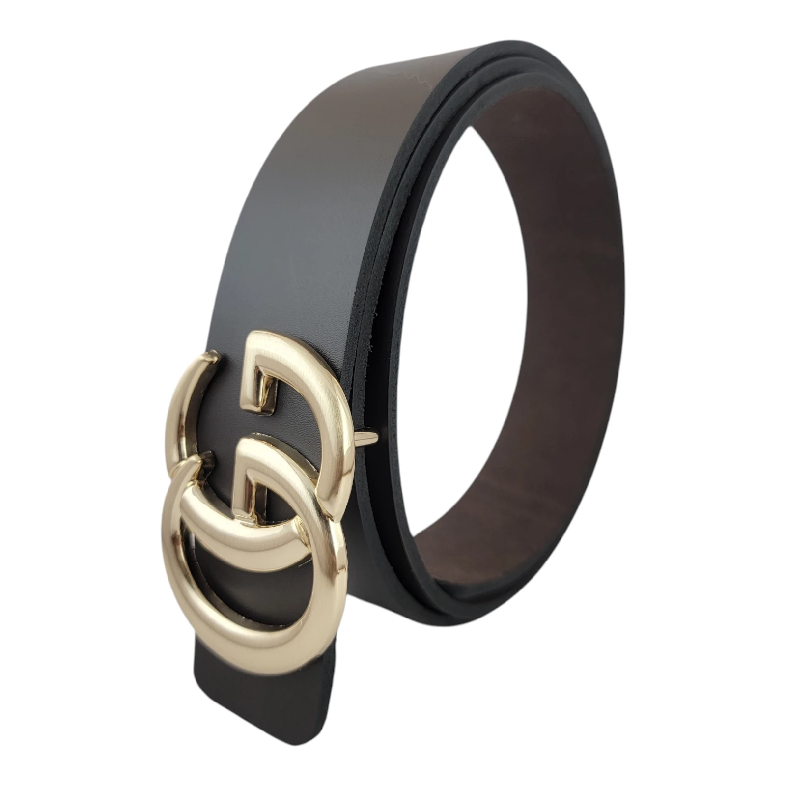 Gucci cuero vaqueta cafe oscuro 