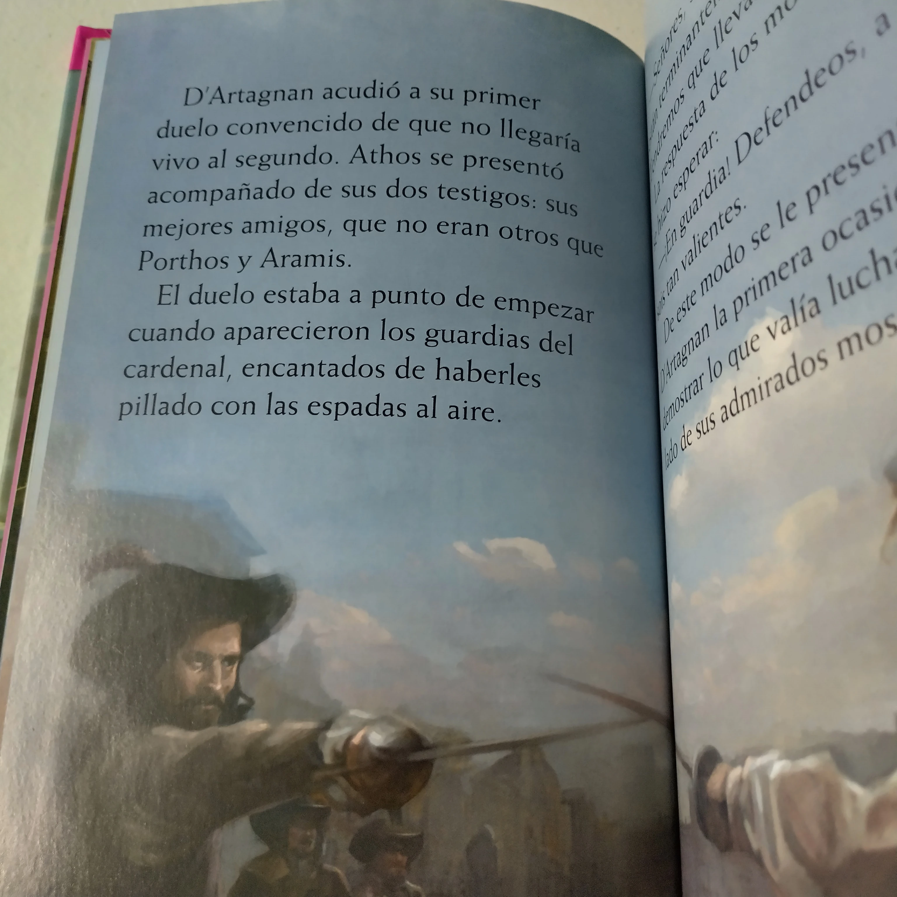 Los tres mosqueteros, Alejandro Dumas, infantil  2