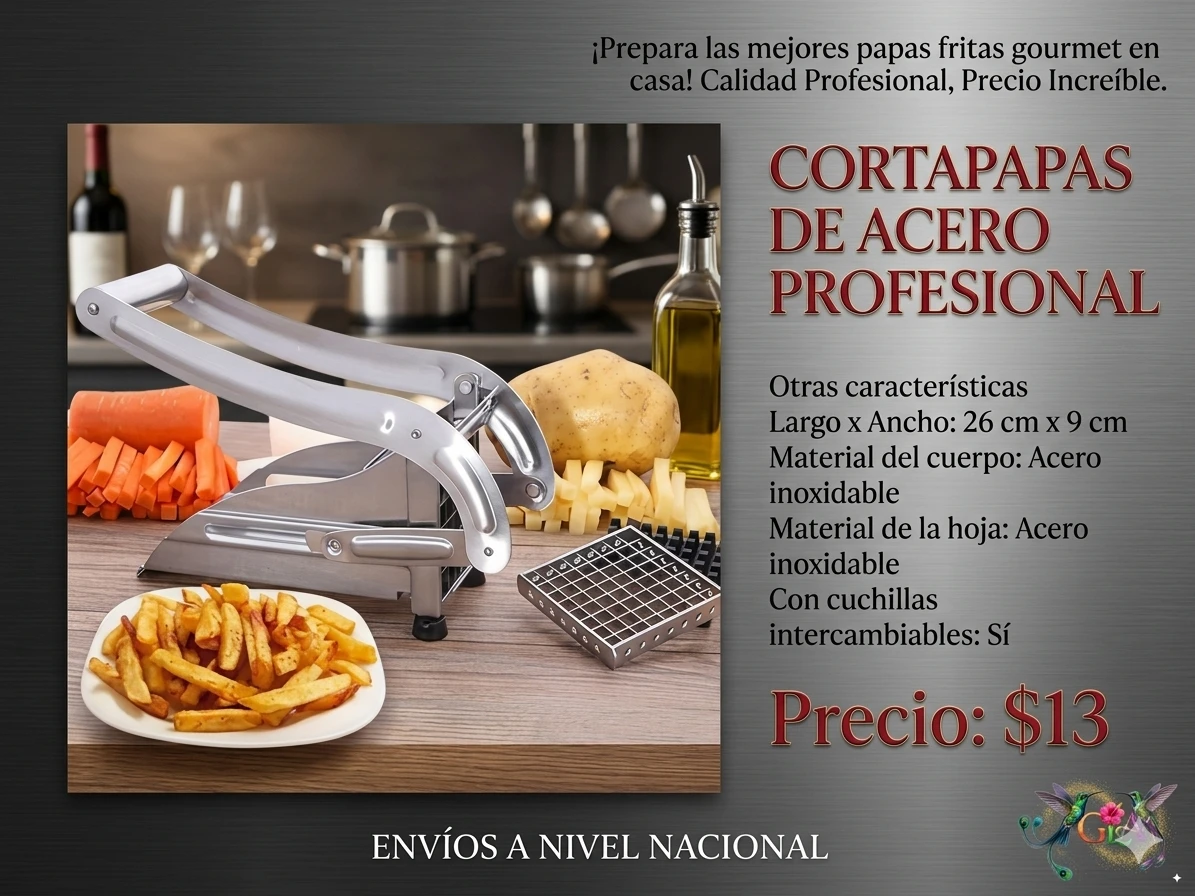 Cortador de papas francesas 