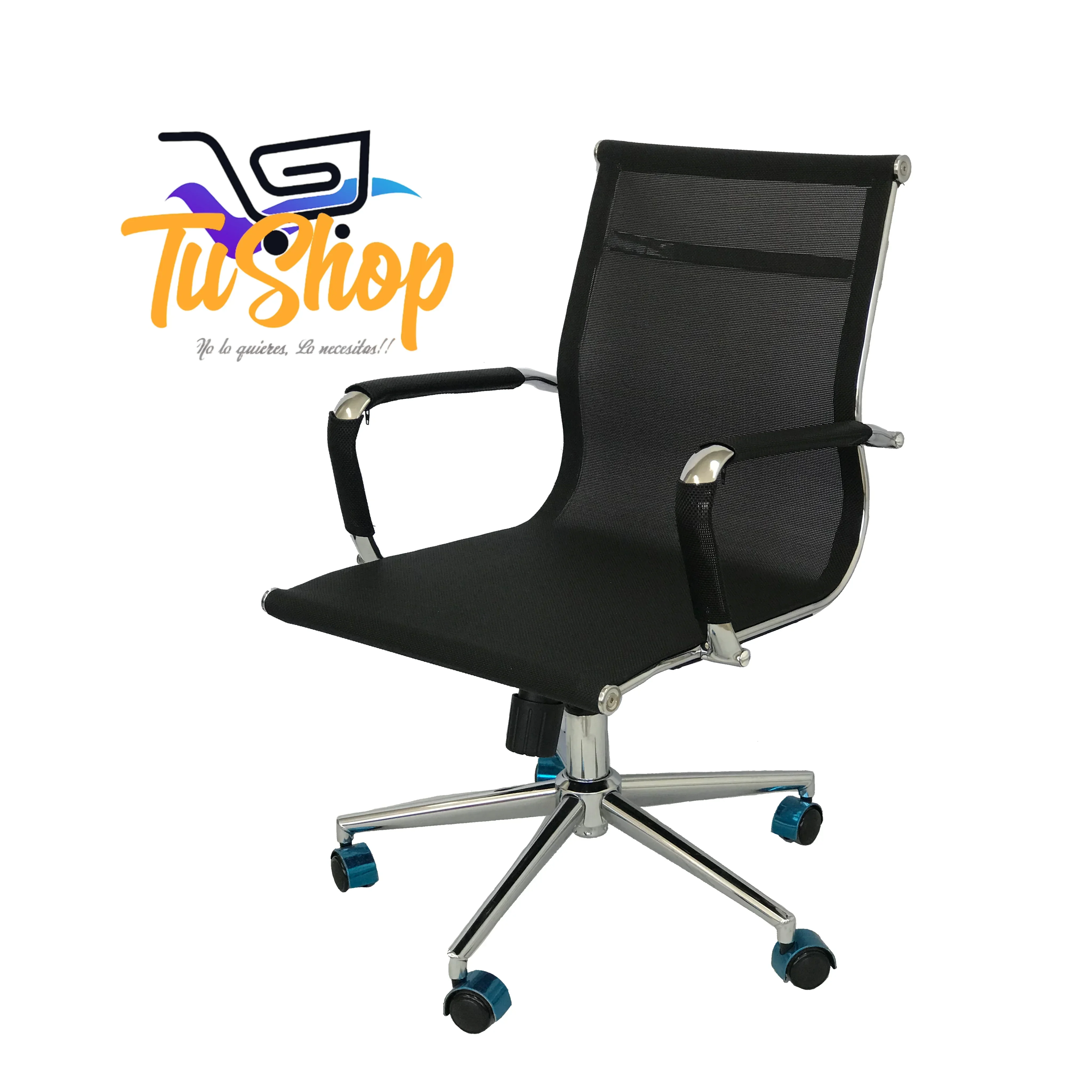 Silla Escritorio Ejecutiva Baja Negra