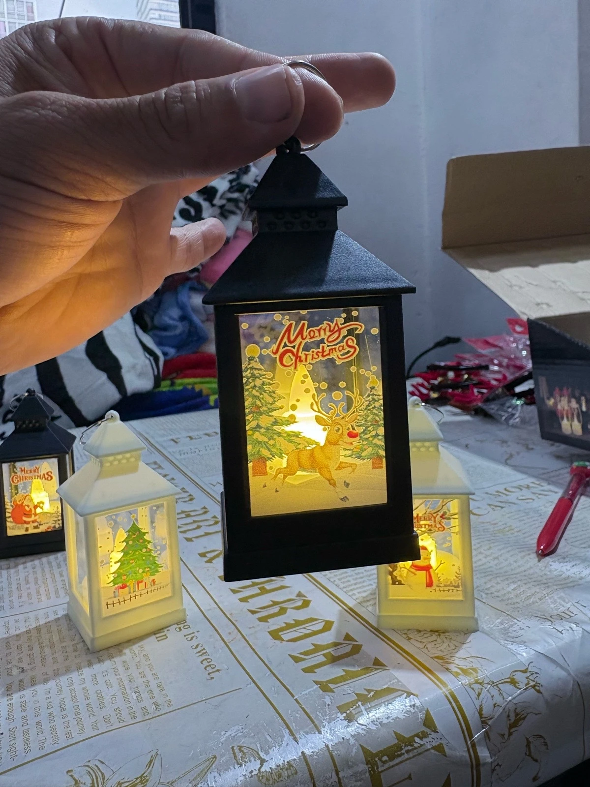 Farolitos navideños  4