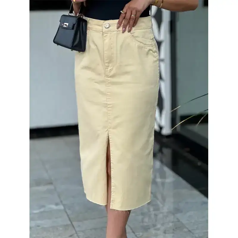 Saia Jeans MIDI  2