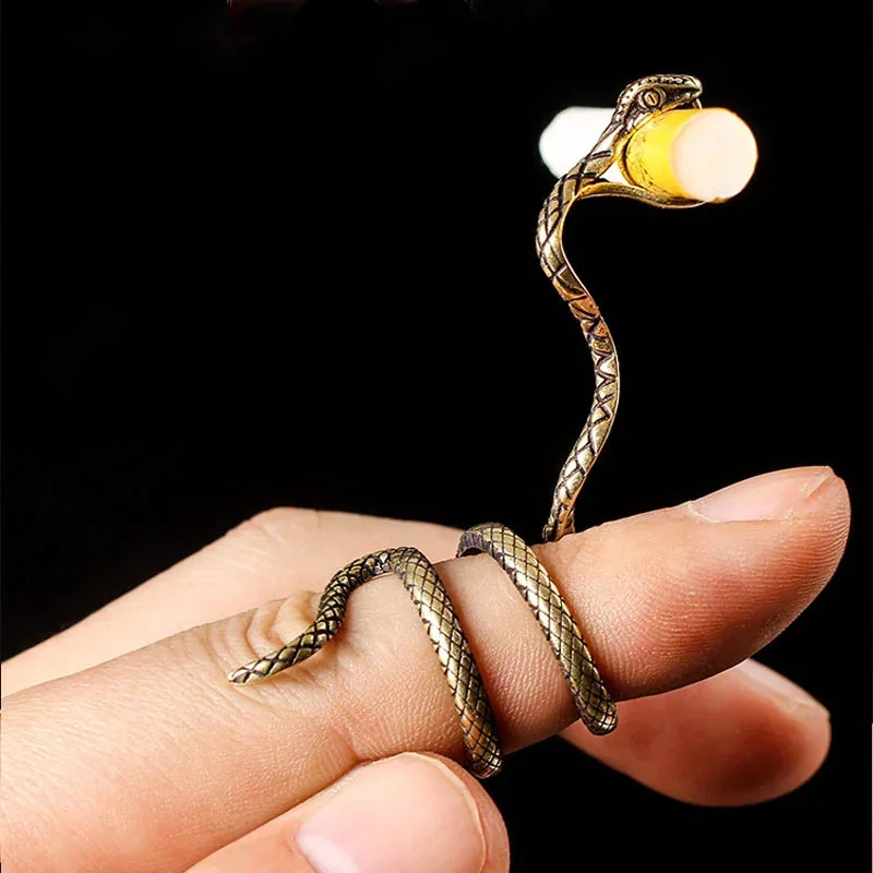ANILLO SERPIENTE PORTA CIGARRO 