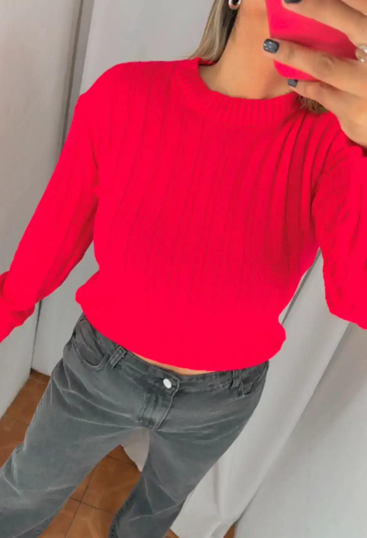 Sweater fucsia 2