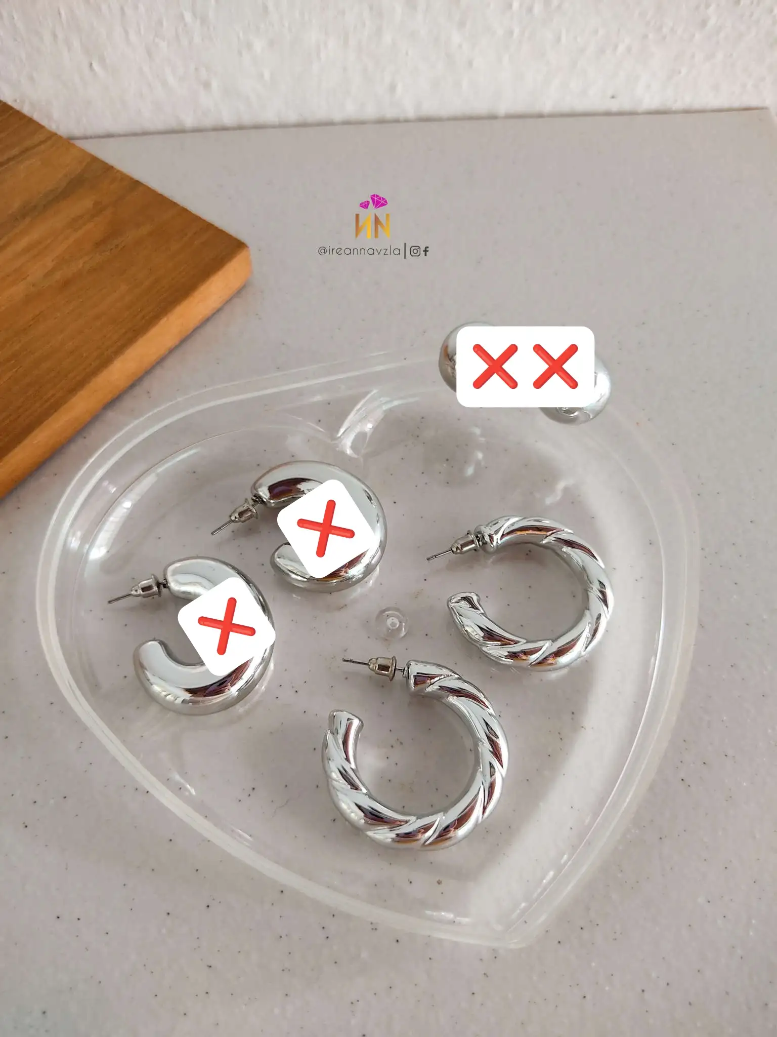 Zarcillos plateados 