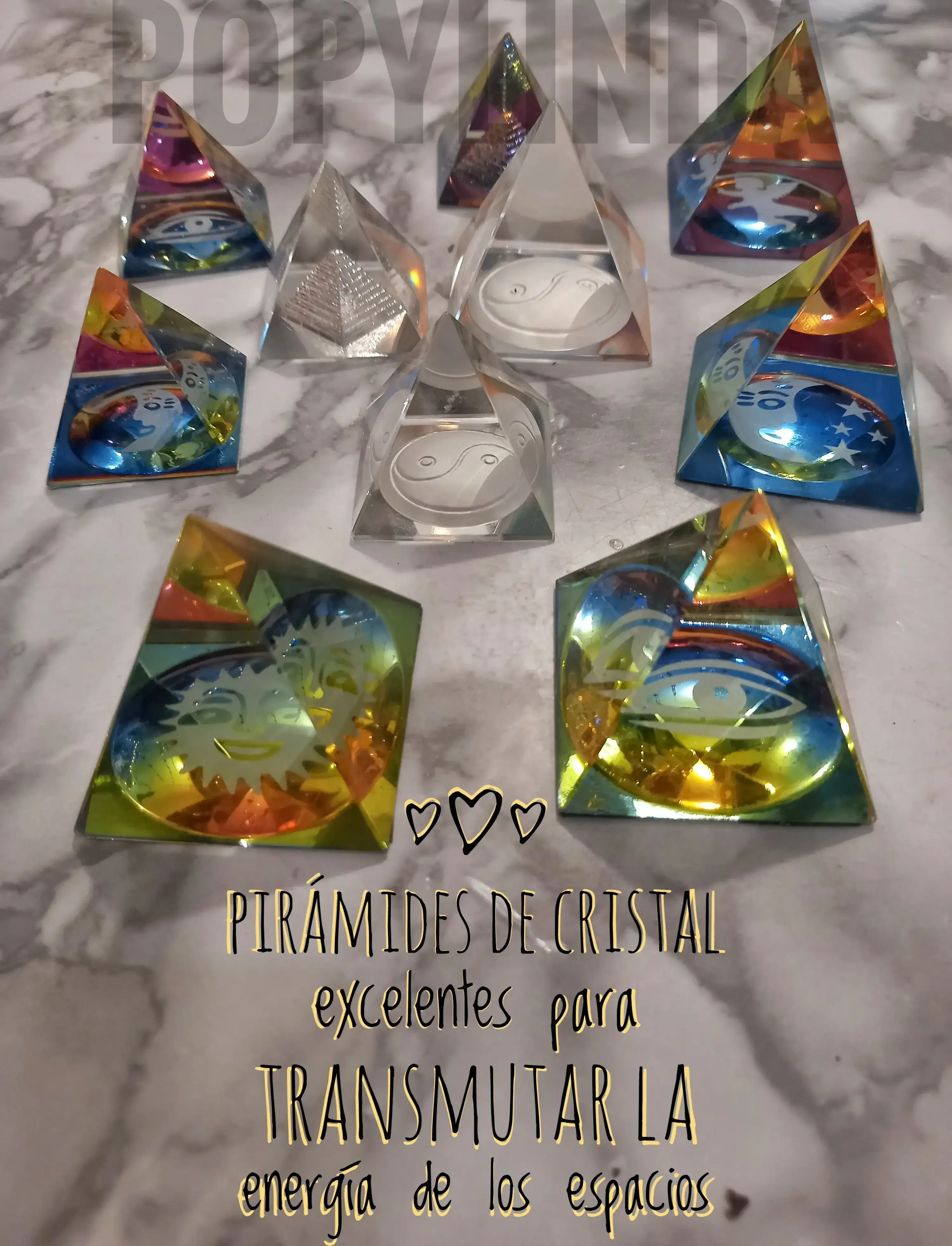 Piramides de cristal energéticas