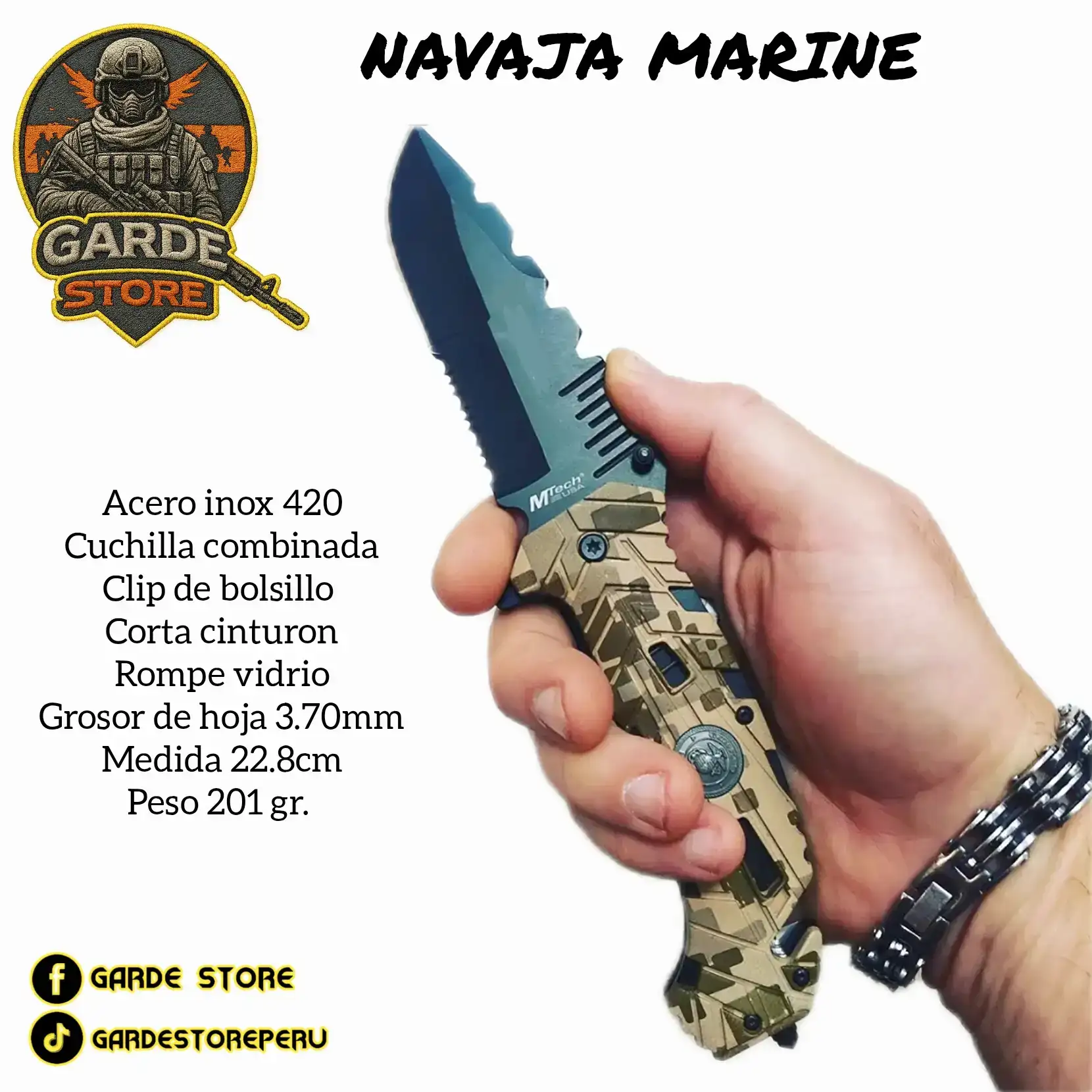 NAVAJA PLEGABLE MARINE 4
