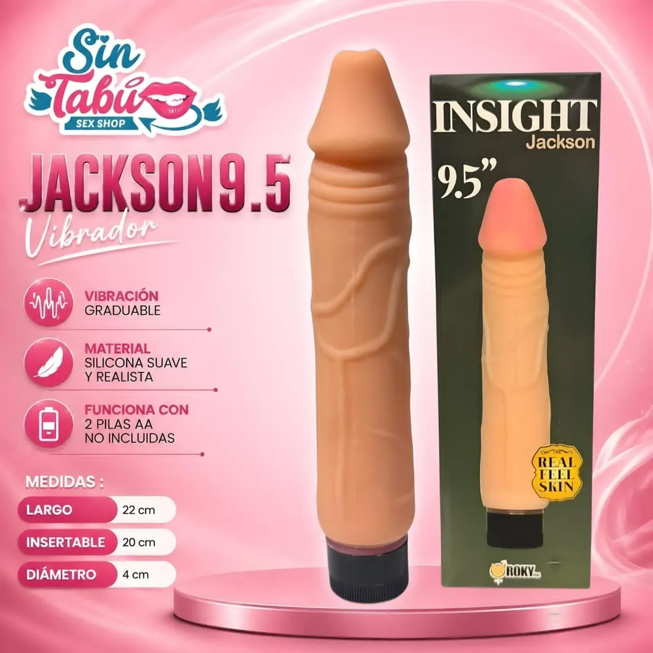 VIBRADOR JACKSON 9.5
