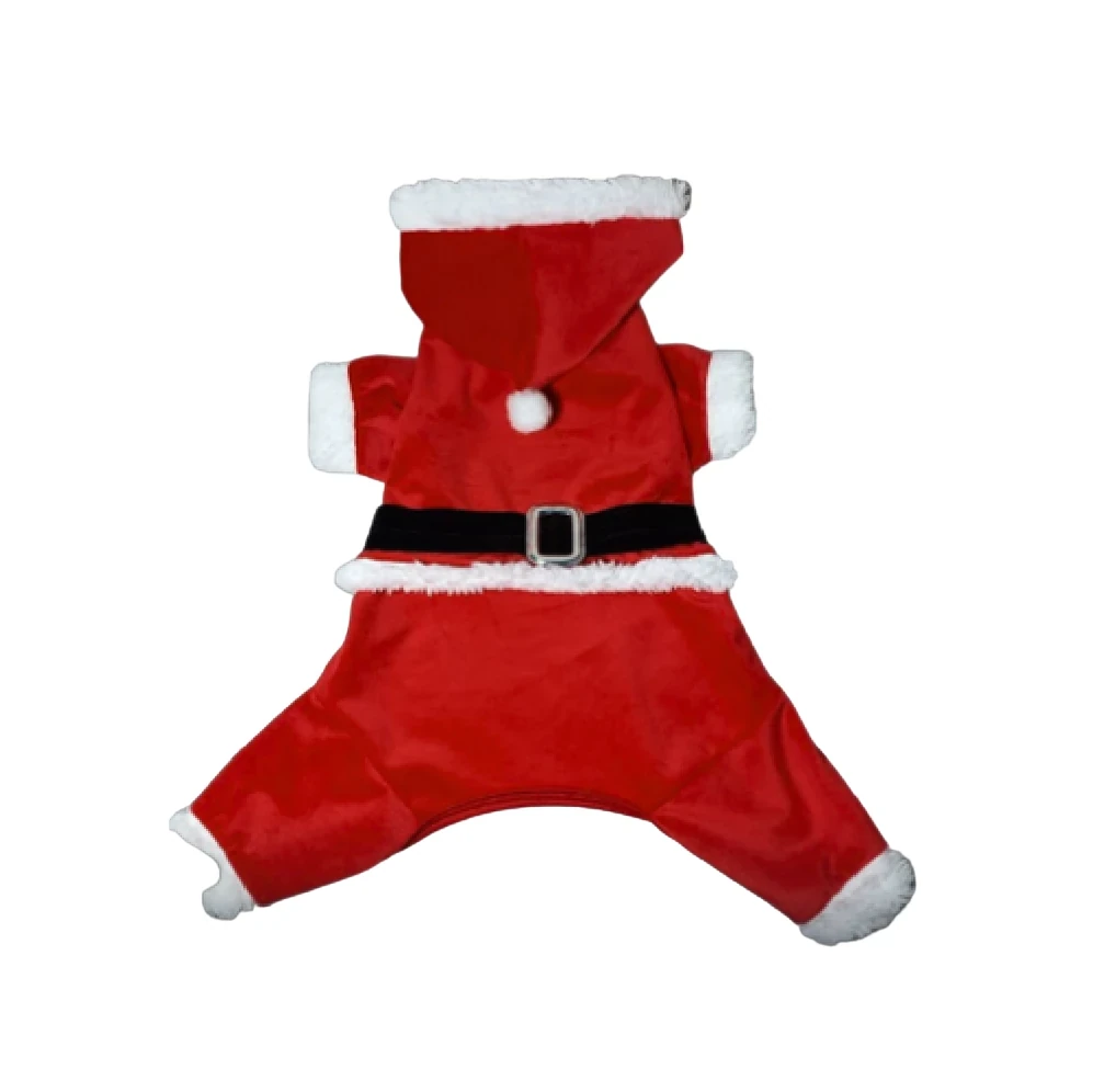 Enterizo navideño Papa Noel con capucha