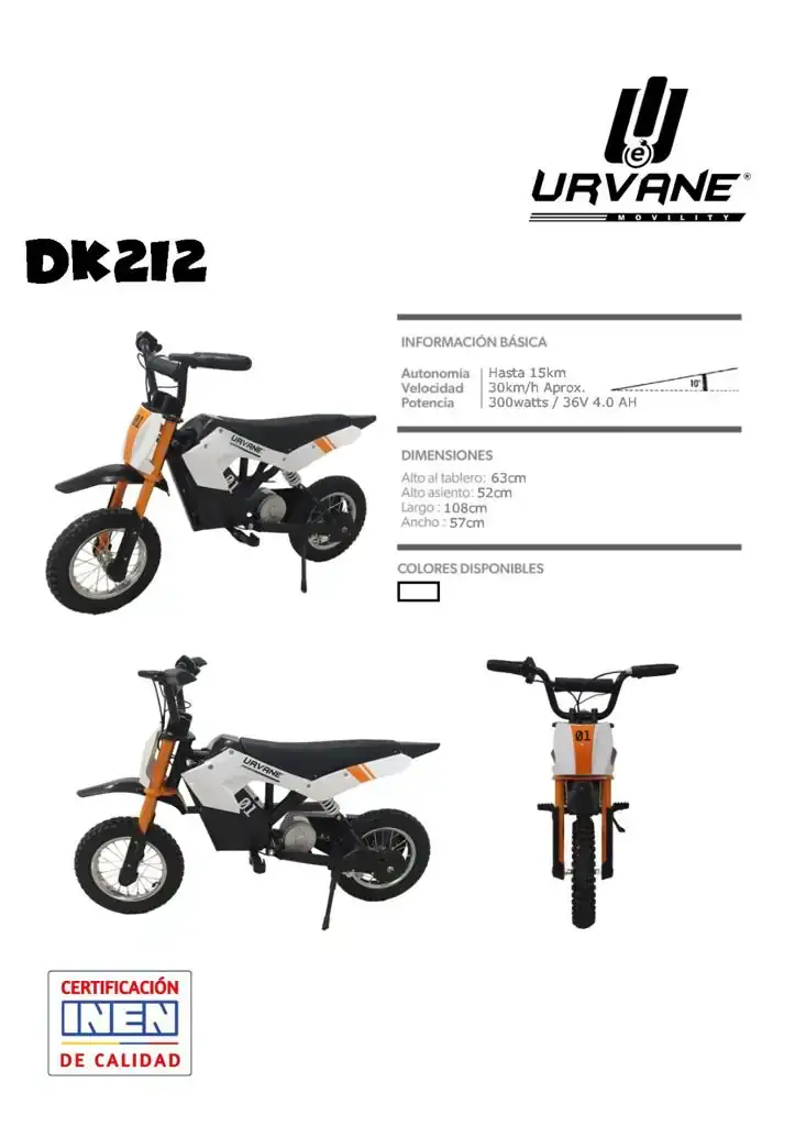 Moto eléctrica para niño