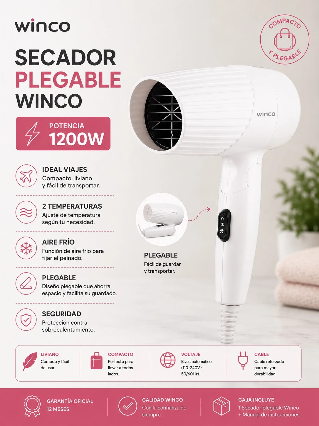  SECADOR PLEGABLE 