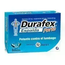DURAFLEX ESPALDA FORTE CJA X 18 CAP TQ