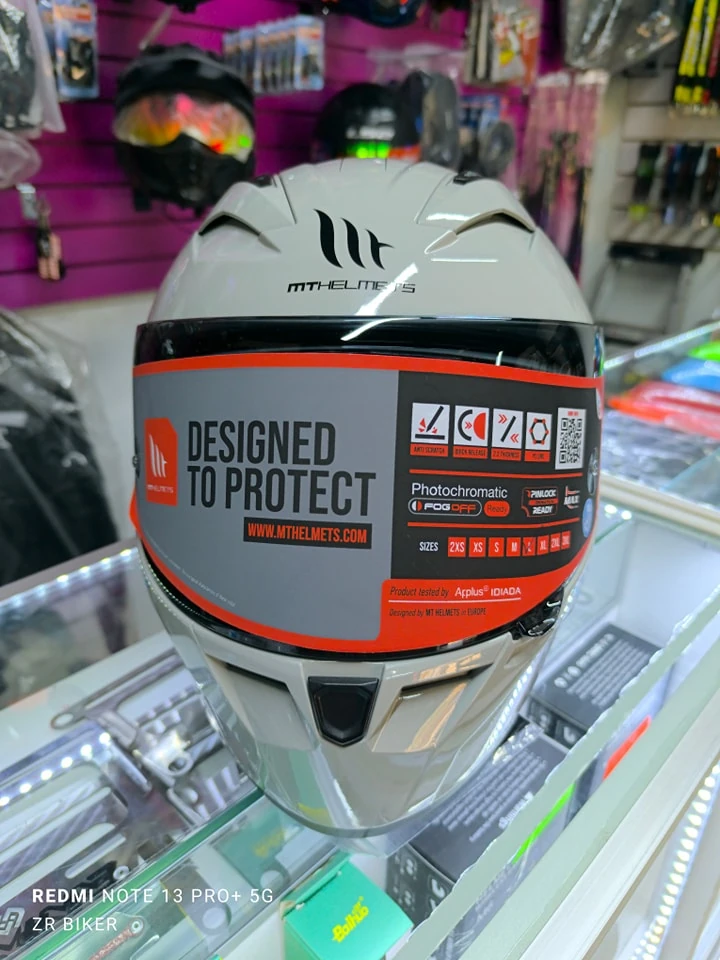 CASCO INTEGRAL MT HELMETS PLOMO 2